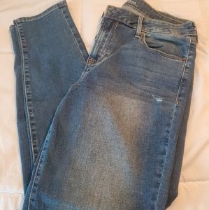 OLD NAVY ROCKSTAR JEANS EUC